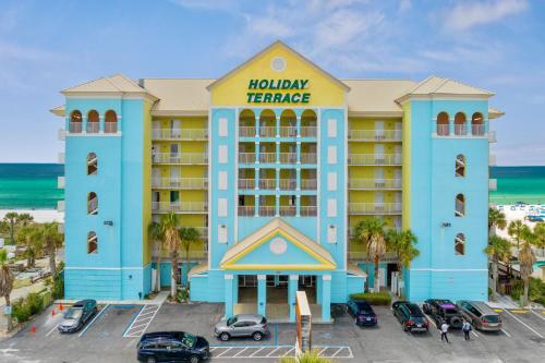 Exterior view, Holiday Terrace Beachfront Hotel, a By The Sea Resort in Panama City (FL) Exterior view, Holiday Terrace Beachfront Hotel, a By The Sea Resort in Panama City (FL)
