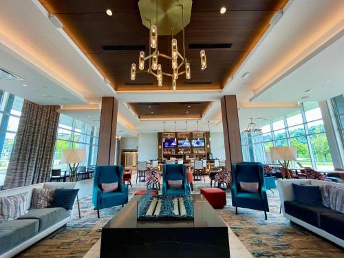 Lobby, The Landing Hotel at Rivers Casino Pittsburgh in Pittsburgh (PA) Lobby, The Landing Hotel at Rivers Casino Pittsburgh in Pittsburgh (PA)