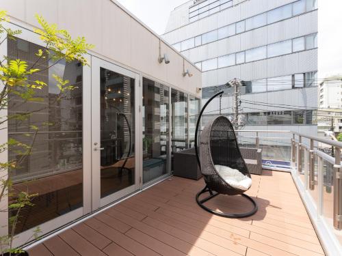 Shared lounge/TV area, Tabist MAYUDAMA CABIN in Yokohamabashi Shared lounge/TV area, Tabist MAYUDAMA CABIN in Yokohamabashi