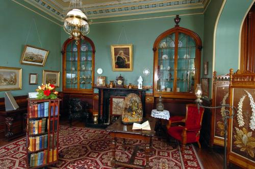 Lobby, Larnach Lodge at Larnach Castle near The Royal Albatross Centre Lobby, Larnach Lodge at Larnach Castle near The Royal Albatross Centre