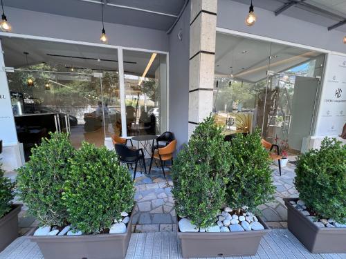 trädgård, Central Boutique Hostel in Saranda trädgård, Central Boutique Hostel in Saranda