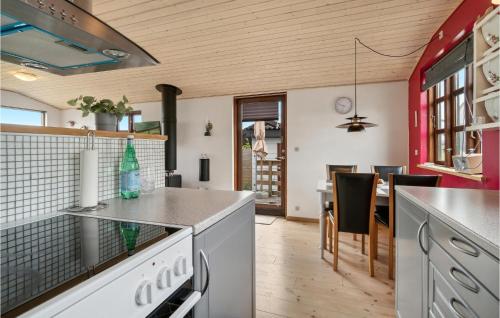 Kitchen, 1 Bedroom Stunning Home In Allingabro in Norager Kitchen, 1 Bedroom Stunning Home In Allingabro in Norager