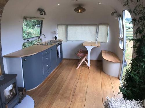 Airstream, vintage American caravan & Hottub in Ashburton Airstream, vintage American caravan & Hottub in Ashburton