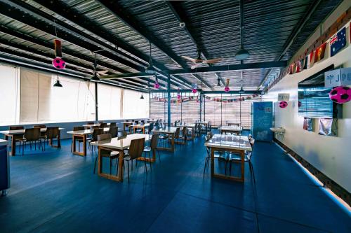 Shared lounge/TV area, Jpod Capsule Hotel in Kota Kinabalu Shared lounge/TV area, Jpod Capsule Hotel in Kota Kinabalu