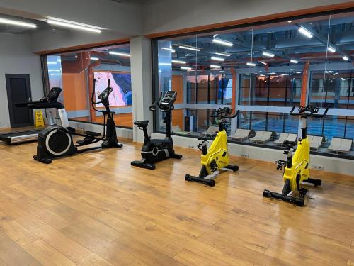 Fitness merkezi, Таунхаус в пансионате Baytur Resort & SPA in Bosteri Fitness merkezi, Таунхаус в пансионате Baytur Resort & SPA in Bosteri