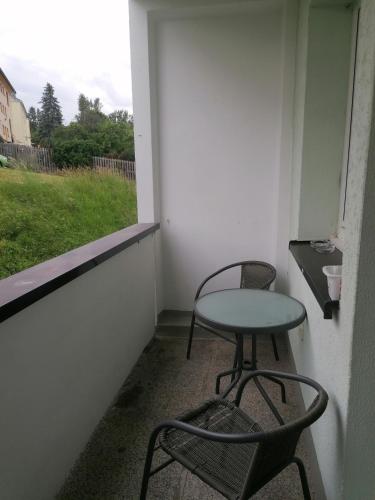 Balcony/terrace, Ferienwohnung August 24 in Gelenau/Erzgeb. Balcony/terrace, Ferienwohnung August 24 in Gelenau/Erzgeb.