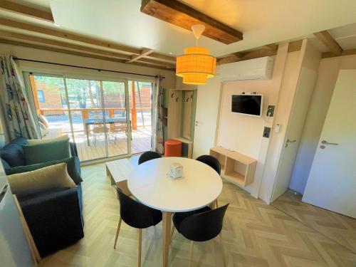 Balcony/terrace, Camping la Tamarissiere in Agde Balcony/terrace, Camping la Tamarissiere in Agde