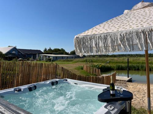 Hot tub, Høloftet bb in Hjerting Hot tub, Høloftet bb in Hjerting