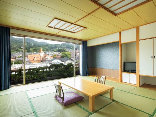balkong/terrass, HOTEL SAKURA URESHINO in Ureshino balkong/terrass, HOTEL SAKURA URESHINO in Ureshino