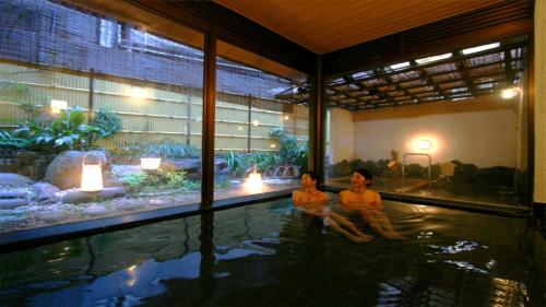 Hot spring bath, Yuyado Mikannoki in Sun Beach Hot spring bath, Yuyado Mikannoki in Sun Beach