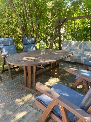 Balkon/teras, Villa Moisio - puutaloidylliä Salon keskustassa (Villa Moisio - puutaloidyllia Salon keskustassa) in Salo Balkon/teras, Villa Moisio - puutaloidylliä Salon keskustassa (Villa Moisio - puutaloidyllia Salon keskustassa) in Salo