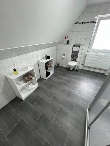 حمام, Domo Dolce Wohnapartment in Hollenstedt حمام, Domo Dolce Wohnapartment in Hollenstedt