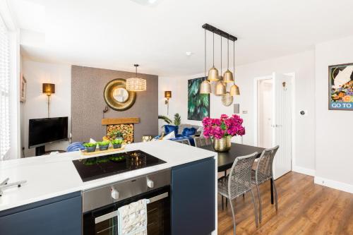 مطبخ, The Shirt Factory Apartments in وارينجتون مطبخ, The Shirt Factory Apartments in وارينجتون