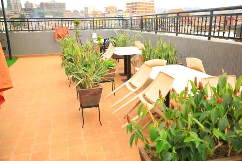 발코니/테라스, Galaxy Motel Kampala in 캄팔라 발코니/테라스, Galaxy Motel Kampala in 캄팔라