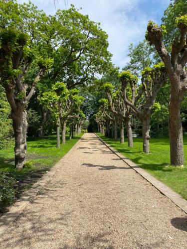 Garden, Pavillon epoque Napoleon III in Andrésy Garden, Pavillon epoque Napoleon III in Andrésy