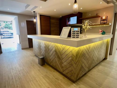 Lobby, Hotel Monarca in Mexico City Lobby, Hotel Monarca in Mexico City