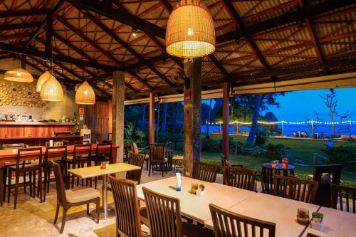 Restaurant, Tinidee Hideaway Tonsai Beach Krabi in Ton Sai Restaurant, Tinidee Hideaway Tonsai Beach Krabi in Ton Sai