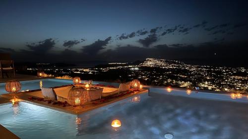 المطعم, North Santorini - A Luxury Spa Hotel in Exo Gonia المطعم, North Santorini - A Luxury Spa Hotel in Exo Gonia