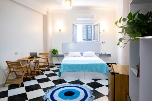 Giường, White Flat Studios in Dahab Giường, White Flat Studios in Dahab