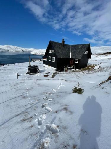 Unique and isolated cottage with stunning views in Hósvík Unique and isolated cottage with stunning views in Hósvík