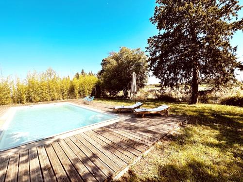 Magnifique Loft - Piscine - Tennis - Babyfoot in นีเมอ Magnifique Loft - Piscine - Tennis - Babyfoot in นีเมอ