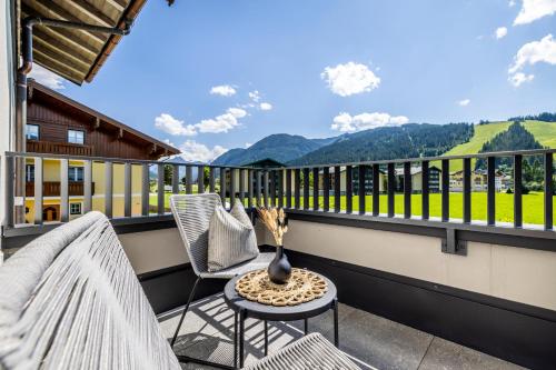 Balcony/terrace, Aparthotel Jagerheim in Flachau Balcony/terrace, Aparthotel Jagerheim in Flachau