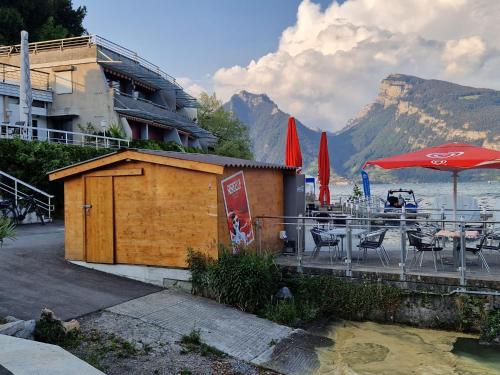 Kilátás, Hotel Chalet Bellerive in Spiez Kilátás, Hotel Chalet Bellerive in Spiez