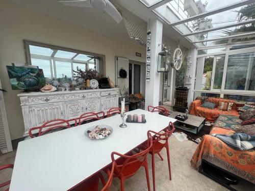 Balcony/terrace, Villa close to the beach in Les Groules Balcony/terrace, Villa close to the beach in Les Groules