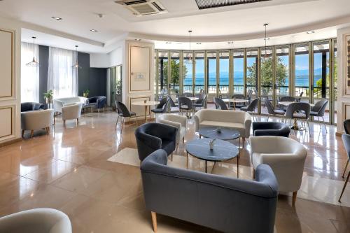 ห้องอาหาร, บลูเวฟ รีสอร์ท (Blue Waves Resort) in มาลินสกา ห้องอาหาร, บลูเวฟ รีสอร์ท (Blue Waves Resort) in มาลินสกา