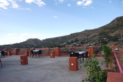 beranda/teres, Zan-Seyoum Hotel - Lalibela in Lalibela beranda/teres, Zan-Seyoum Hotel - Lalibela in Lalibela