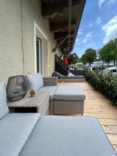 Balcony/terrace, Hotel Schlossblick Chiemsee in Prien am Chiemsee Balcony/terrace, Hotel Schlossblick Chiemsee in Prien am Chiemsee