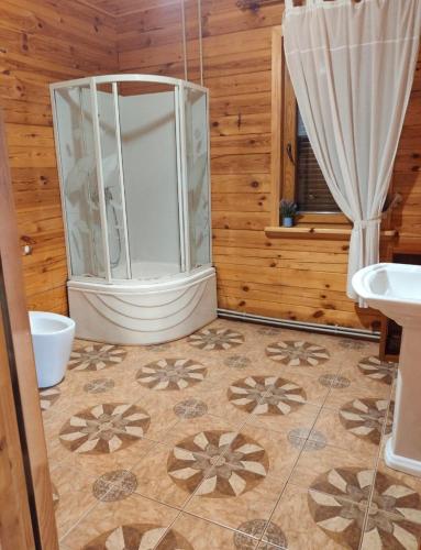 Badeværelse, Котедж "Літепло" in Svityaz Badeværelse, Котедж "Літепло" in Svityaz