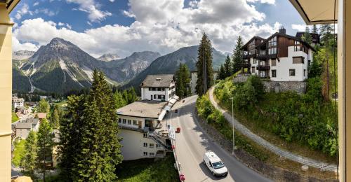 Pemandangan, Pension Arosa - Self Check-In in Arosa Pemandangan, Pension Arosa - Self Check-In in Arosa