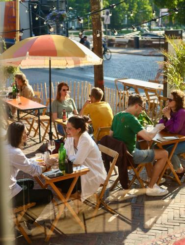 A szálláshely kívülről, Hostel & Bar De Basis in Zwolle A szálláshely kívülről, Hostel & Bar De Basis in Zwolle