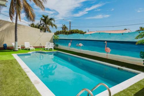 Bazén, Blue Sky Residence Aruba in Savaneta Bazén, Blue Sky Residence Aruba in Savaneta