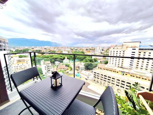 Balcony/terrace, Astra Sky River Chiang Mai in Chang Khlan Balcony/terrace, Astra Sky River Chiang Mai in Chang Khlan
