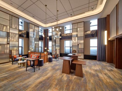 Конференц-зал / бальні зали, Hilton Garden Inn Jinzhou Central Street in Джінжоу Конференц-зал / бальні зали, Hilton Garden Inn Jinzhou Central Street in Джінжоу