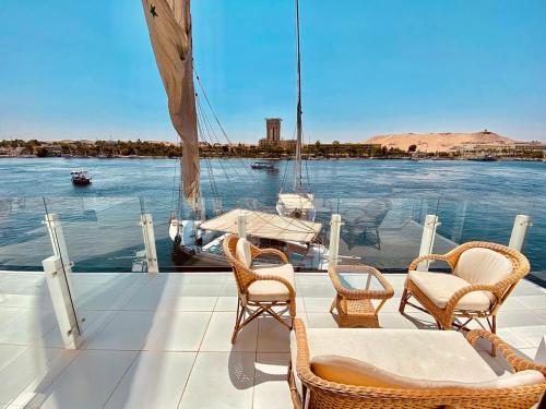 Vista/Panorama, Obelisk Nile Hotel Aswan in Aswan Vista/Panorama, Obelisk Nile Hotel Aswan in Aswan