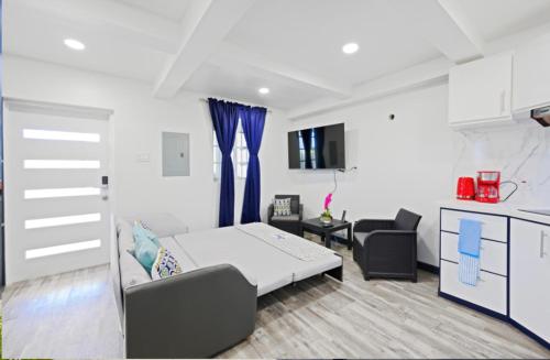 Shared lounge/TV area, The Rise South Coast Rental by On Point Property Management in Oistins Shared lounge/TV area, The Rise South Coast Rental by On Point Property Management in Oistins