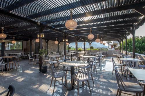 Étterem, Lardos Bay Hotel in Lindosz Étterem, Lardos Bay Hotel in Lindosz