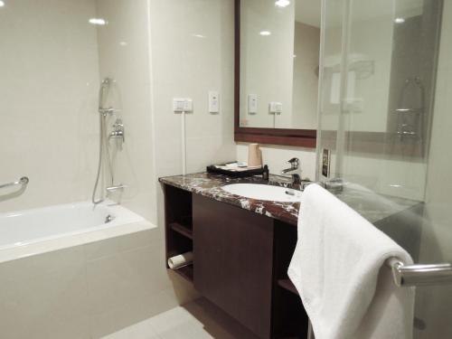 Bathroom, CHECK inn Taipei Neihu in Neihu District Bathroom, CHECK inn Taipei Neihu in Neihu District