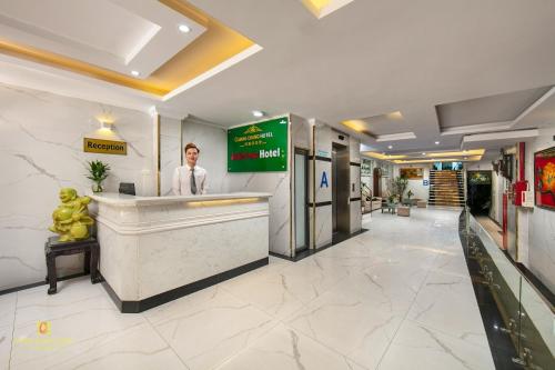 Lobby, Nhan Hoa Hotel Nhan Hoa in Trung Hoa Nhan Chinh Lobby, Nhan Hoa Hotel Nhan Hoa in Trung Hoa Nhan Chinh