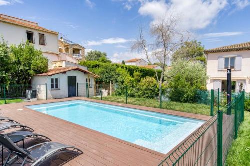 Swimming pool, Villa Constance - Antibes in Maure Swimming pool, Villa Constance - Antibes in Maure