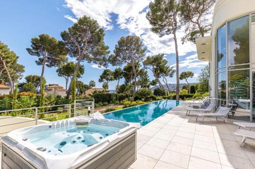 Garden, Luxueuse Villa Charleston - Vue mer, Sauna Hammam in Trois Moulins Garden, Luxueuse Villa Charleston - Vue mer, Sauna Hammam in Trois Moulins