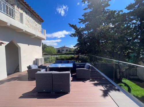 Balcony/terrace, Villa Constance - Antibes in Maure Balcony/terrace, Villa Constance - Antibes in Maure