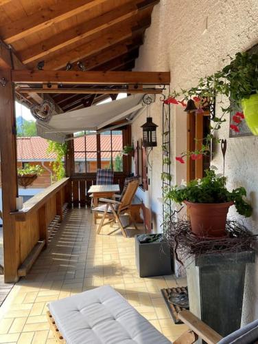 Erkély/terasz, Am Bergangerl in Ettal Erkély/terasz, Am Bergangerl in Ettal