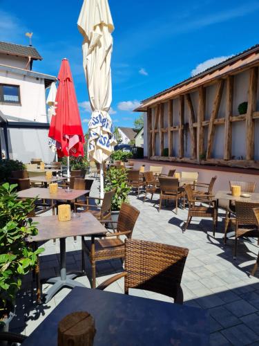 Balcony/terrace, Gasthaus Stroh in Buchholz (Westerwald) Balcony/terrace, Gasthaus Stroh in Buchholz (Westerwald)