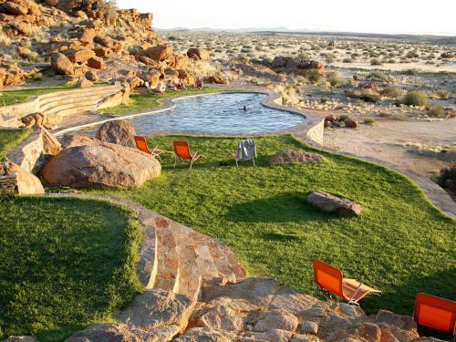 Uitzicht, Gondwana Canyon Lodge in Canyon Land Uitzicht, Gondwana Canyon Lodge in Canyon Land