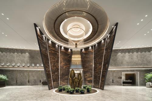Lobby, Grand Barony Qingdao Airport Hotel in Qingdao Lobby, Grand Barony Qingdao Airport Hotel in Qingdao