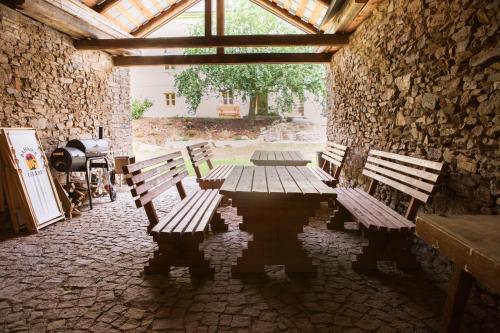 ระเบียง/ชานเรือน, Ubytování U Vladaře (Ubytovani U Vladare) in บรานิคอฟ ระเบียง/ชานเรือน, Ubytování U Vladaře (Ubytovani U Vladare) in บรานิคอฟ